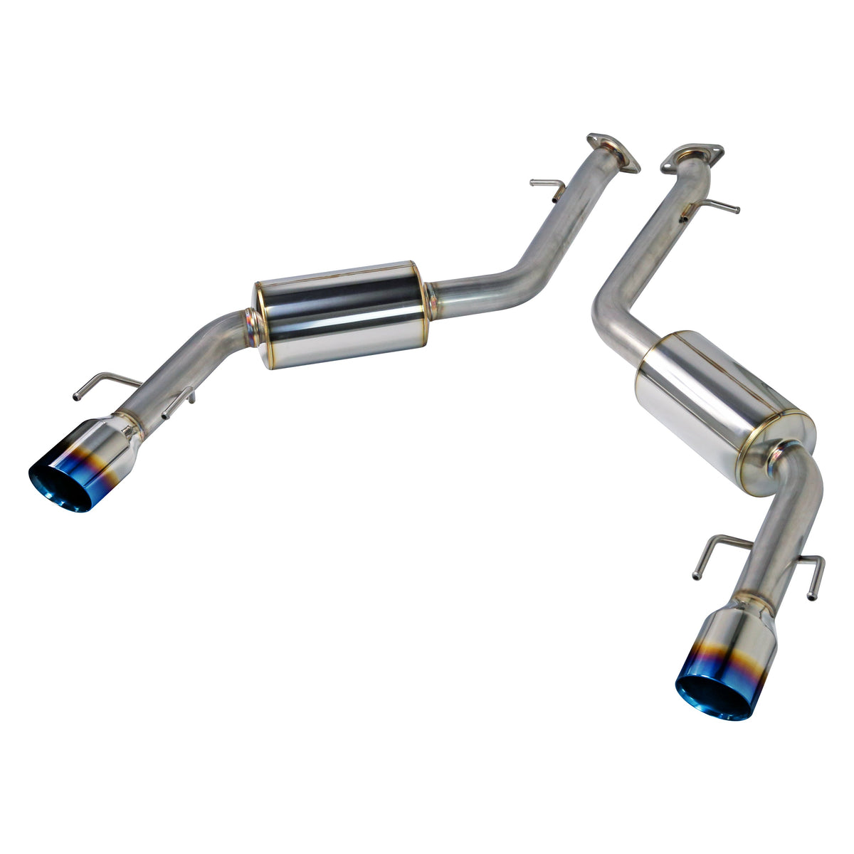 REMARK 2021+ Lexus IS300/ IS350 Axleback Exhaust - Burnt Stainless Double Wall Tip (Muffler Version) - RO-TTE4-DM