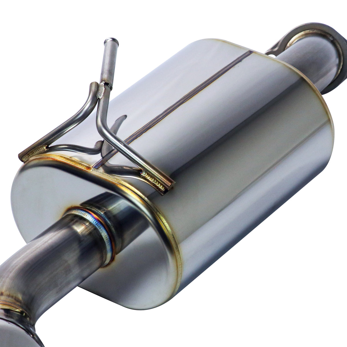REMARK 14+ Infiniti Q50 Axleback Exhaust w/Mufflers - Burnt Double Wall Tip - RO-TTQ5-DM