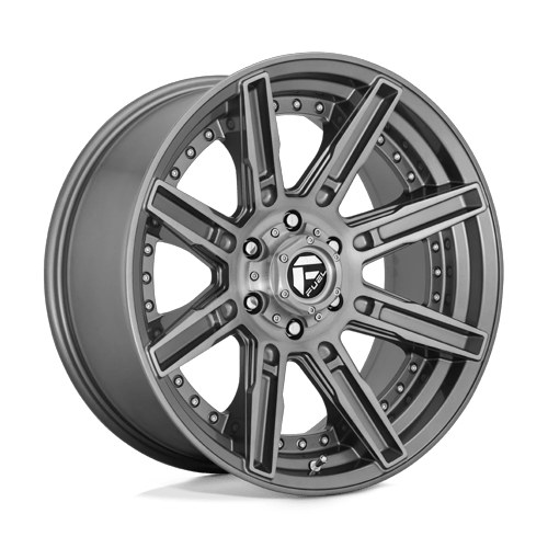 Fuel Off-Road Aluminum Wheels 20X10 Rogue Platinum D710 Brushed Gunmetal