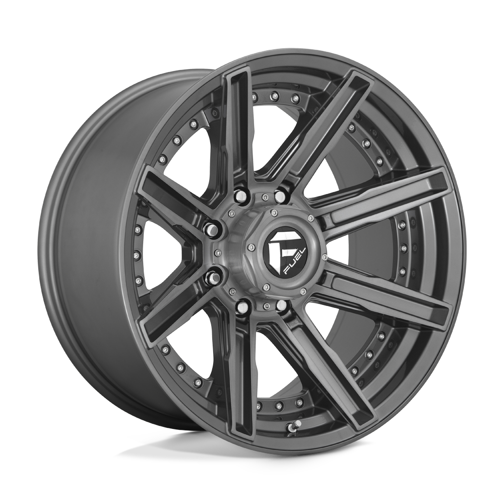 Fuel Off-Road D710 20X10 Brushed Gunmetal 8x180 -18mm