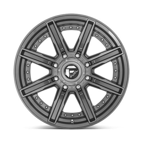 Fuel Off-Road Aluminum Wheels 20X10 Rogue Platinum D710 Brushed Gunmetal