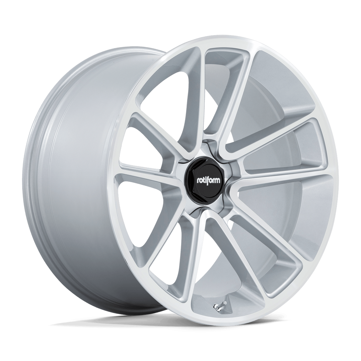 Rotiform R192 Btl 22X10 5X112 +10MM Gloss Silver W/ Machined Face