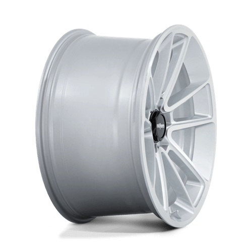 Rotiform R192 Btl 22X12 5X120 +15MM Gloss Silver W/ Machined Face