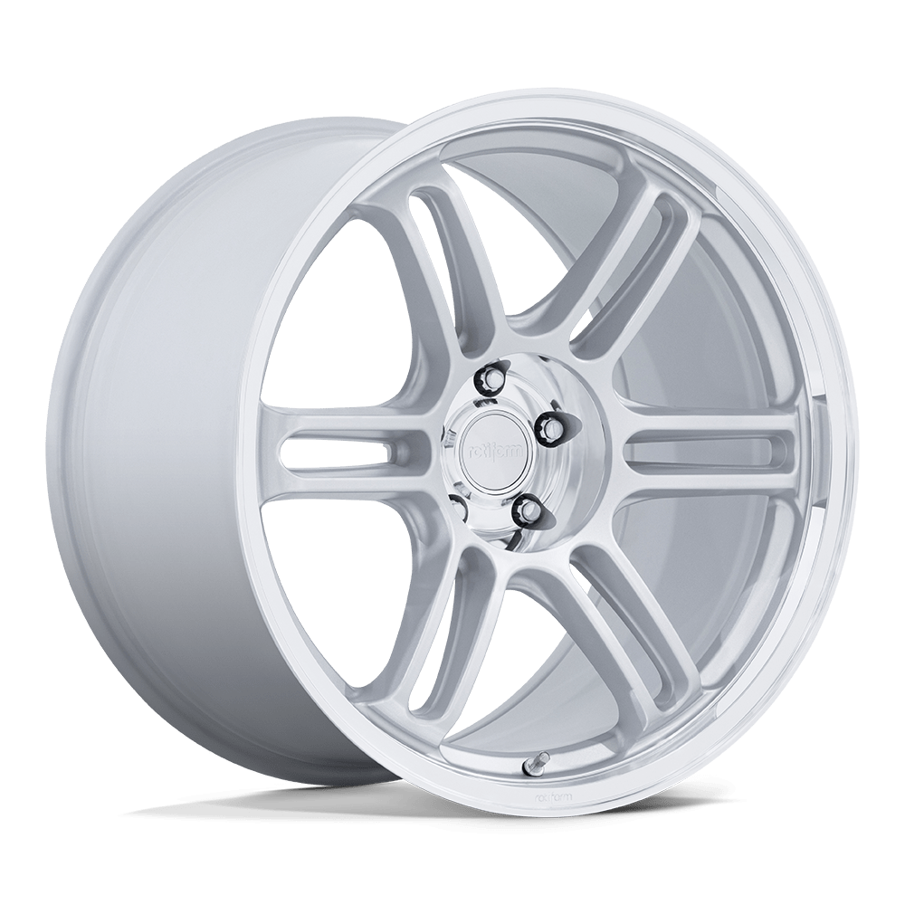 Rotiform Rc209 Rps 18X9.5 5X120 +38MM Matte Silver W/ Diamond Cut Li
