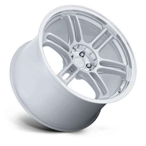 Rotiform Rc209 Rps 18X8.5 5X100 +35MM Matte Silver W/ Diamond Cut Li