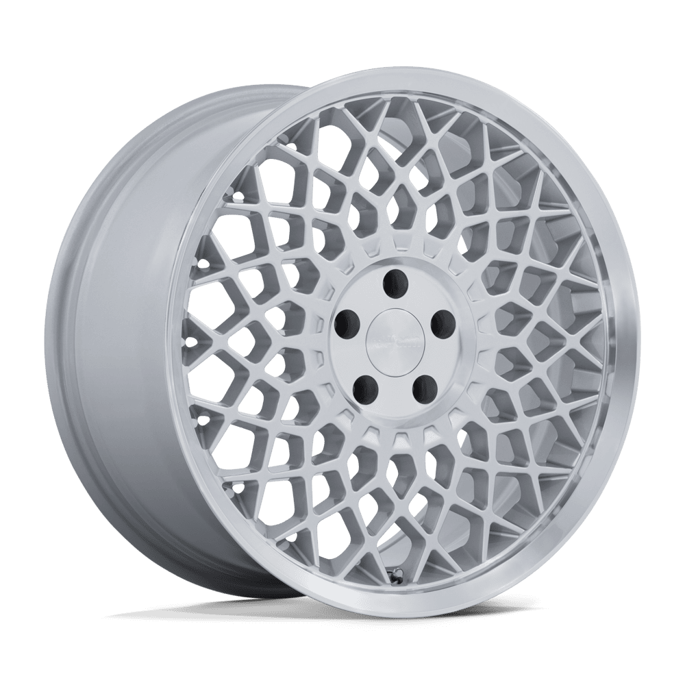 Rotiform Rc212 Cjj 18X8.5 5X112 +45MM Gloss Silver W/ Machined Lip