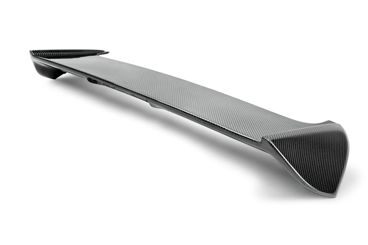 Seibon 08-10 Subaru WRX/STi Hatchback OEM-style Carbon Fiber Rear Spoiler w/ LED Cutout - RS0809SBIMP-STI