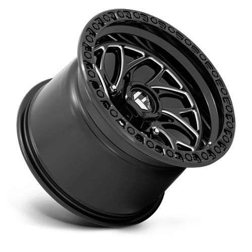 Fuel Off-Road Aluminum Wheels 15X10 Runner Utv D741 Gloss Black Milled