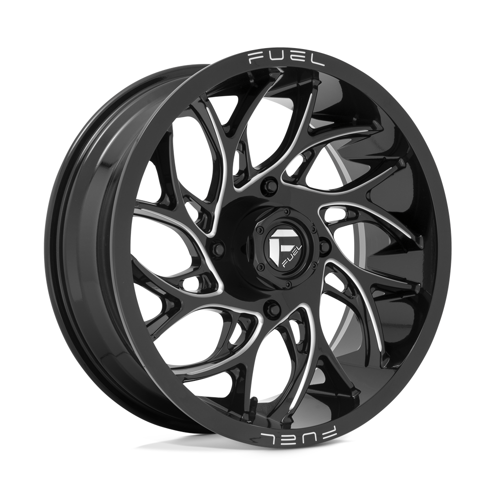 Fuel Off-Road Aluminum Wheels 18X7 Runner Utv D741 Gloss Black Milled
