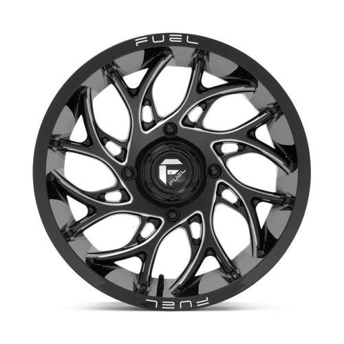 Fuel Off-Road D741 18X7 Gloss Black Milled 4x156 +13mm