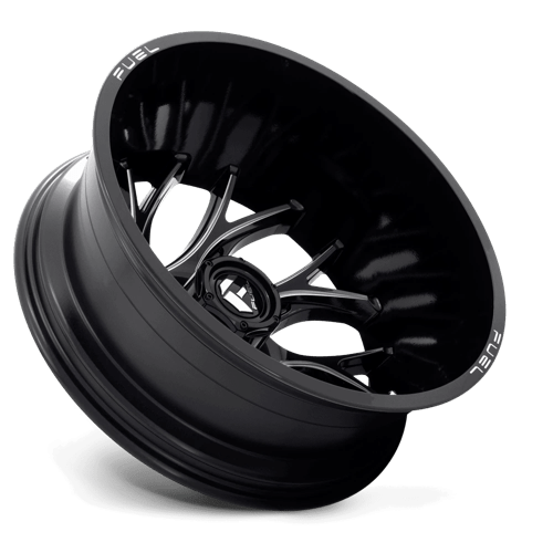Fuel Off-Road D741 20X8.25 Gloss Black Milled 8x210 -221mm