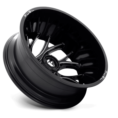 Fuel Off-Road D741 20X8.25 Gloss Black Milled 8x165.1 -265mm