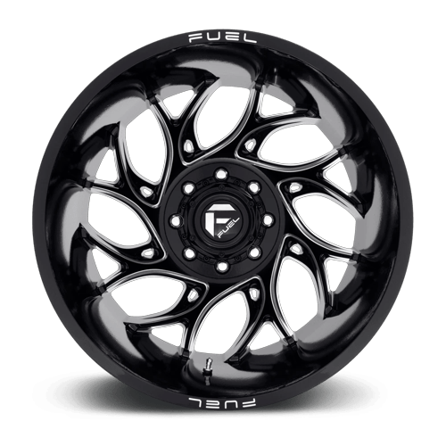 Fuel Off-Road D741 22X8.25 Gloss Black Milled 8x200 -202mm