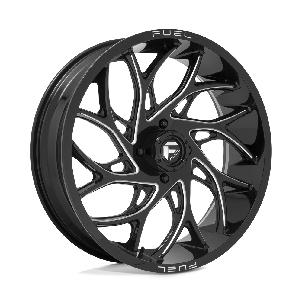 Fuel Off-Road D741 22X7 Gloss Black Milled 4x156 +13mm