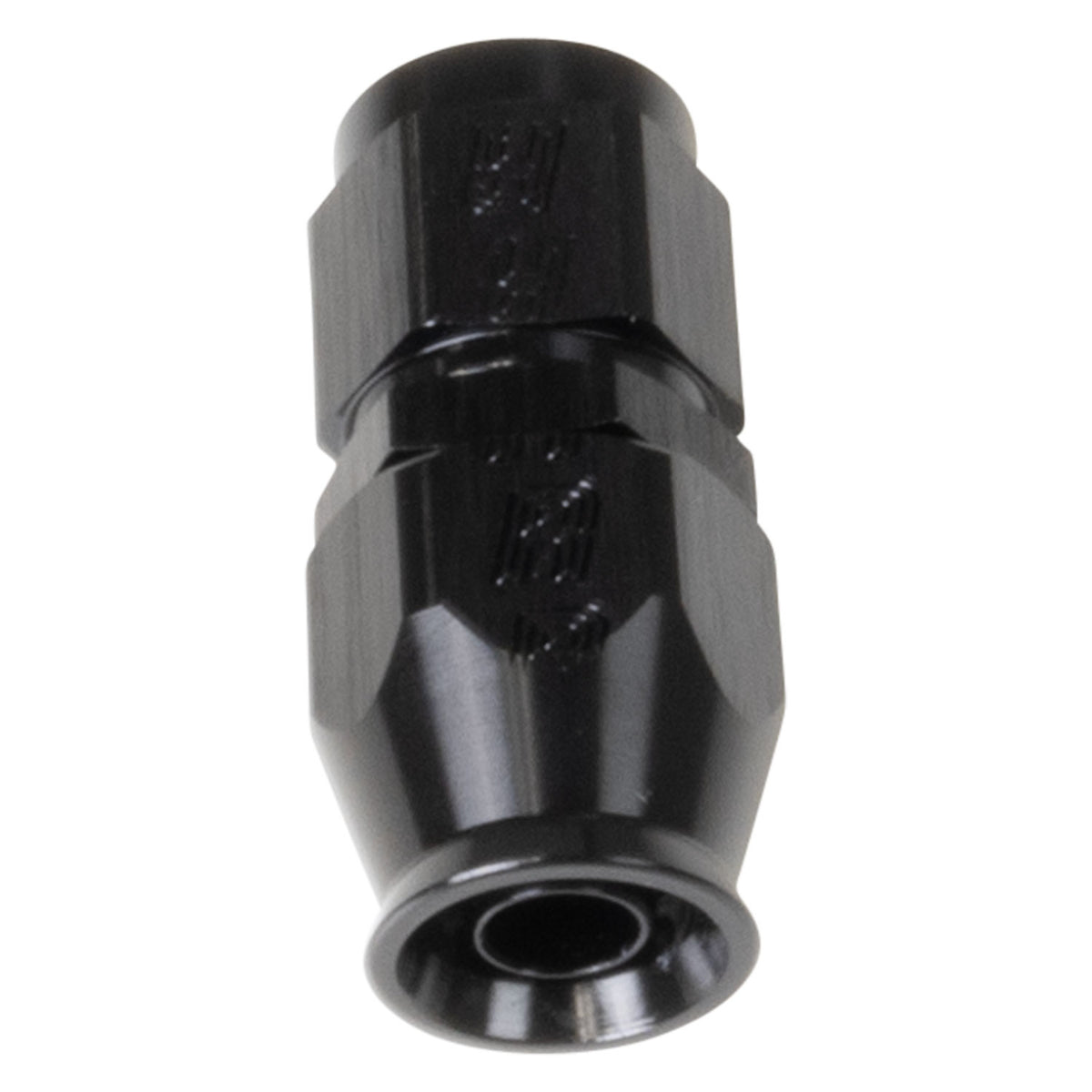 Russell Black Straight -6 Pro Ptfe Hose End - 550503 - front view
