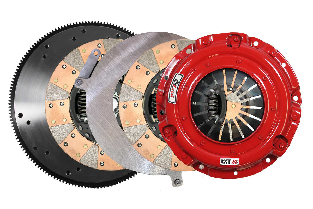 McLeod RXT 1200 Twin Disc Clutch Kit w/ 8 Bolt Flywheel 164T - 1-1/8in x 26 Spline Input Trans - 6435807HD