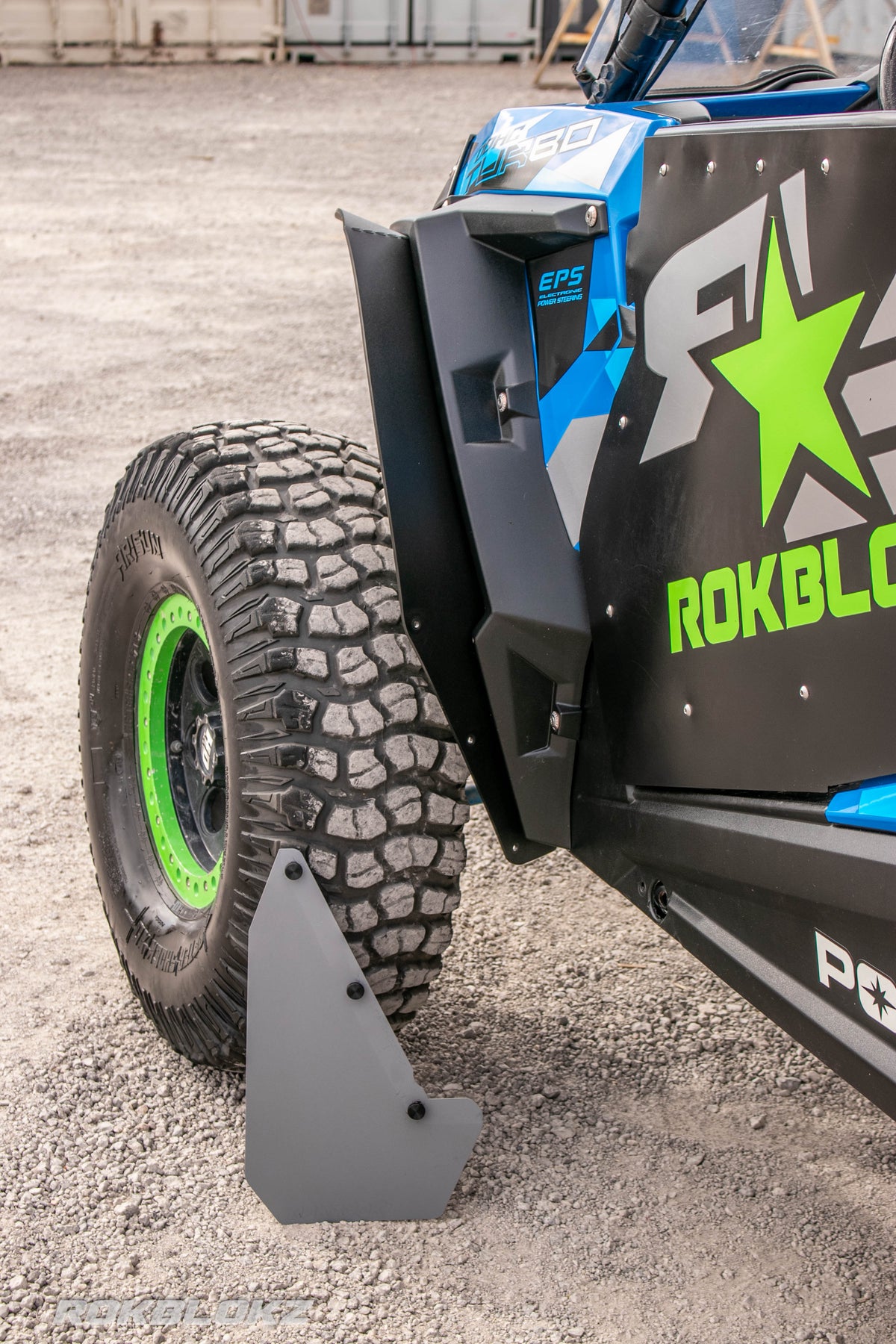 RokBlokz Polaris RZR S 900 & RZR S 1000 2015-2019 Mud Flaps / Fender Extensions, Front & Rear