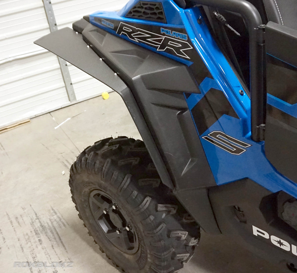 RokBlokz Polaris RZR S 900 & RZR S 1000 2015-2019 Mud Flaps / Fender Extensions, Front & Rear