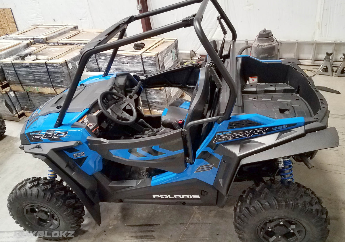 RokBlokz Polaris RZR S 900 & RZR S 1000 2015-2019 Mud Flaps / Fender Extensions, Front & Rear