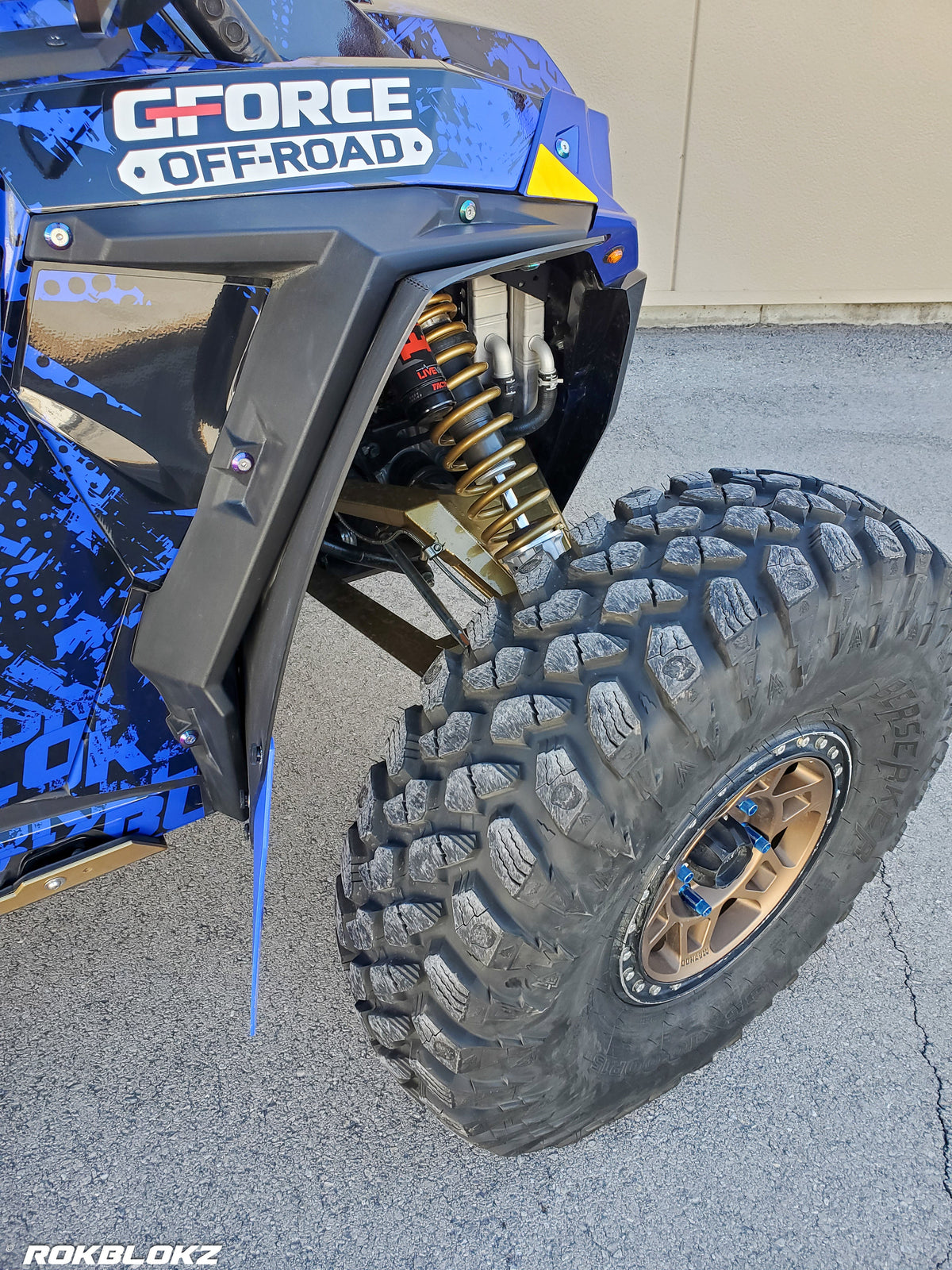 RokBlokz Polaris RZR XP Turbo S - "The Beast" 2018-2021 Fender Extensions
