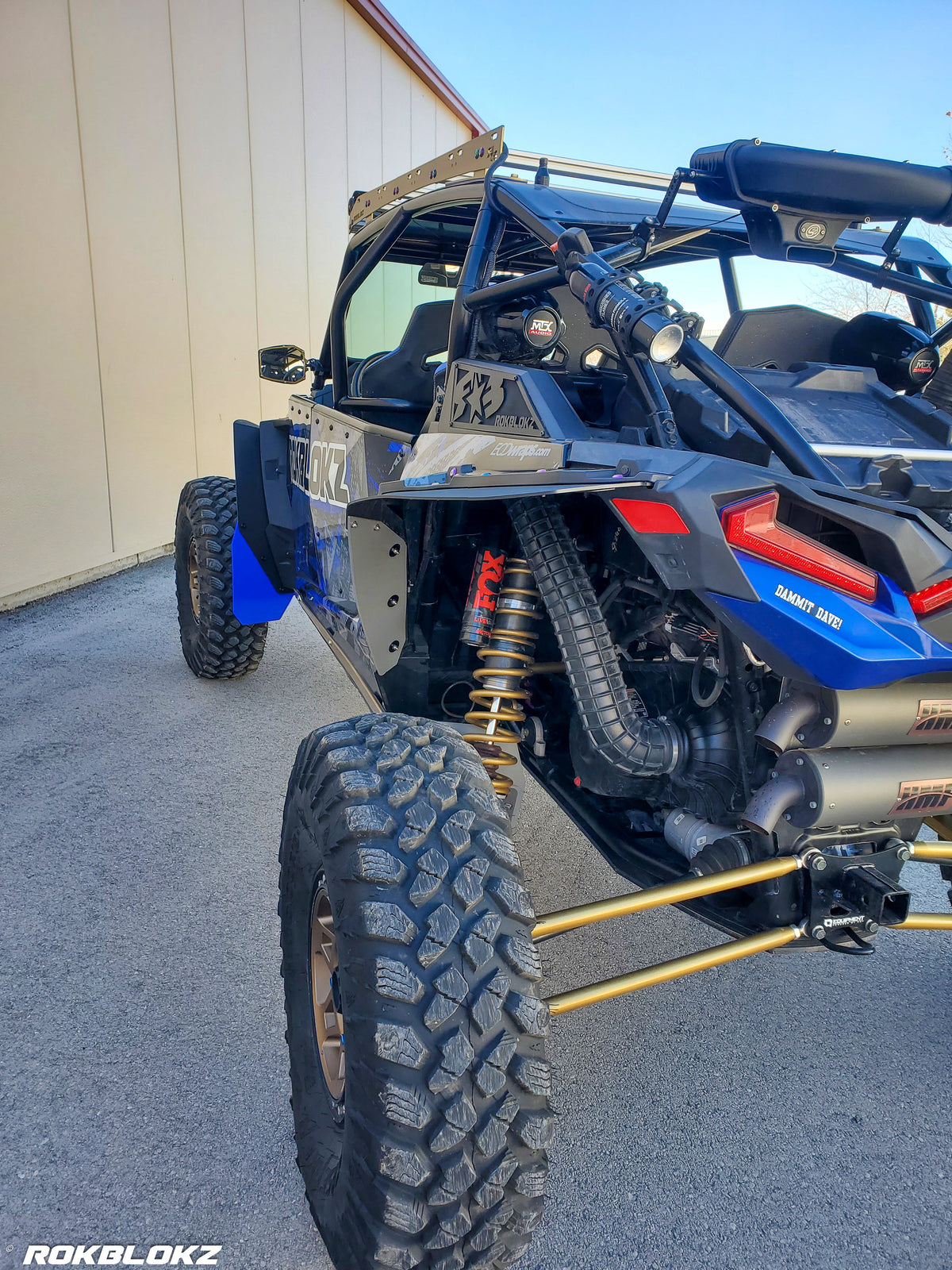 RokBlokz Polaris RZR XP Turbo S - "The Beast" 2018-2021 Fender Extensions