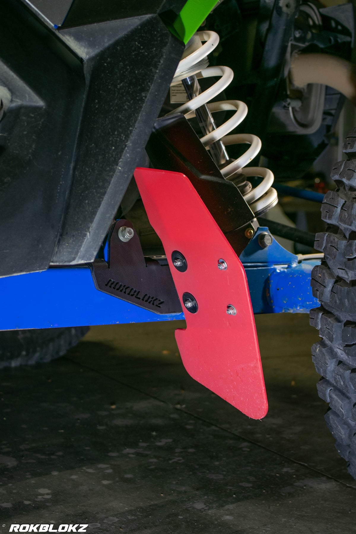RokBlokz POLARIS RZR XPT1000, XP1000 2014-2023 TRAILING ARM Mud Flaps (Pair)