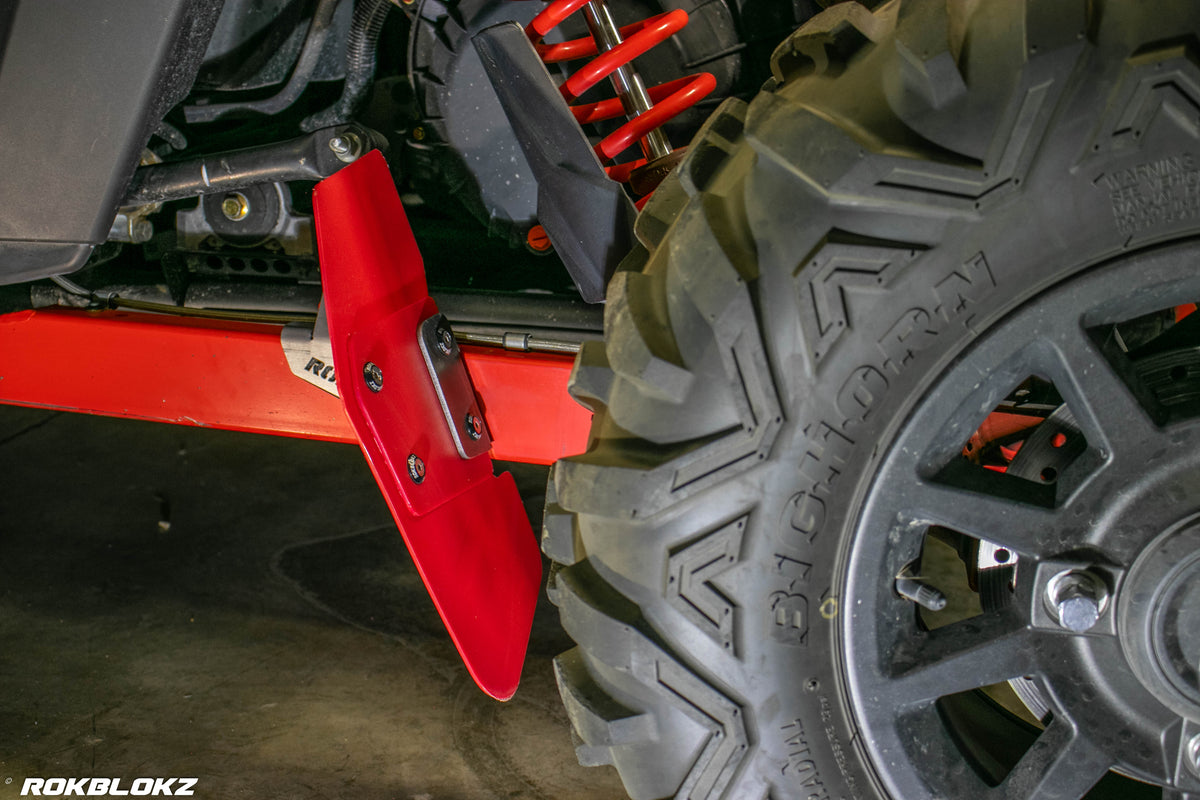 RokBlokz POLARIS RZR XPT1000, XP1000 2014-2023 TRAILING ARM Mud Flaps (Pair)