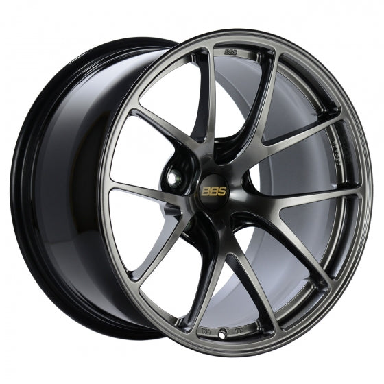 BBS RI-A 18x8.5 5x112 ET38 Diamond Black Wheel -82mm PFS Required - RIA036DB