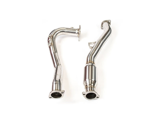 Invidia 2022+ Subaru WRX Auto Bottom High Flow Cat Front Pipe - HS22SW4AFPCB for 2022-2025 Subaru WRX