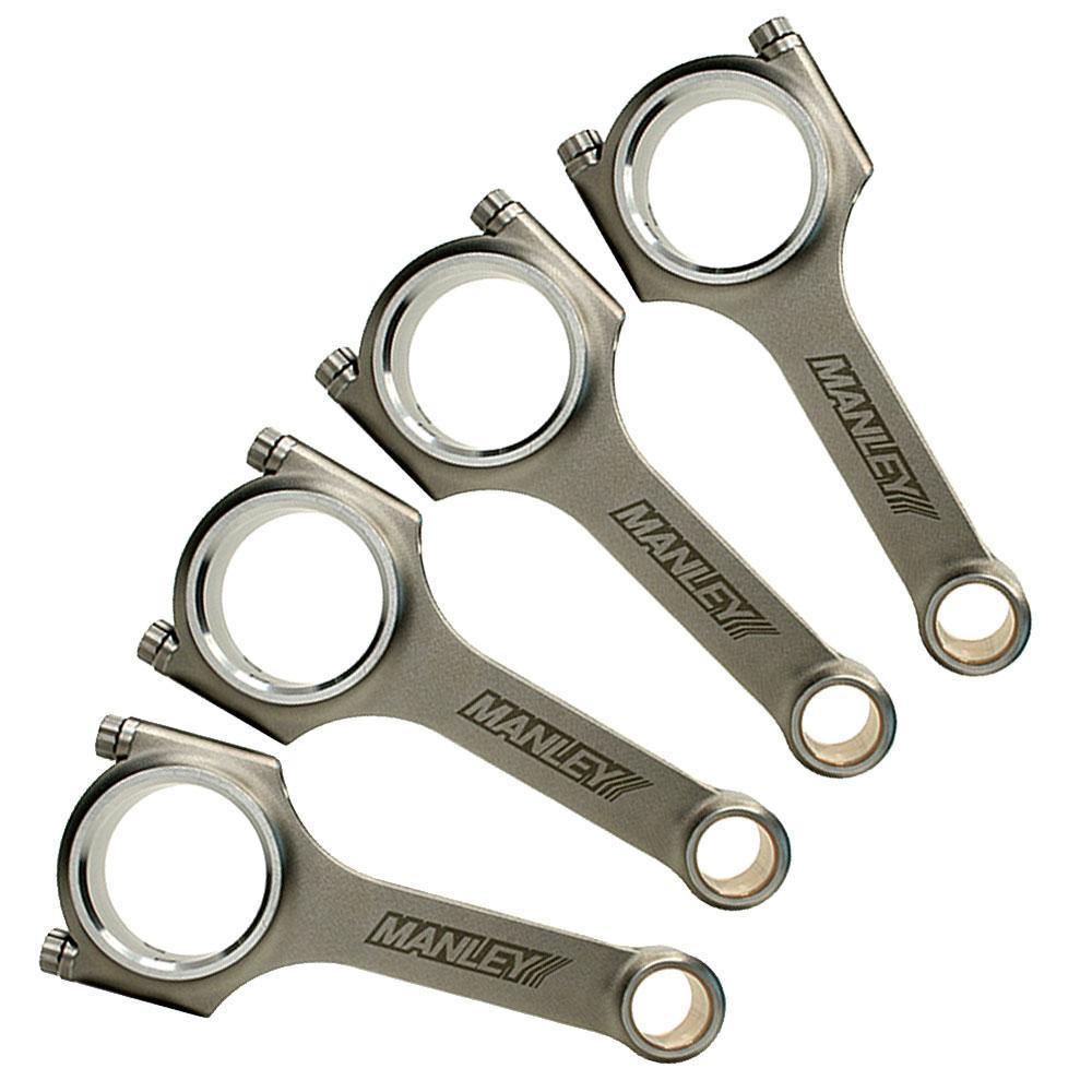 Manley 92+ Honda Prelude 2.2L V-Tec DOHC H22 H-Beam Connecting Rod Set - 14016-4