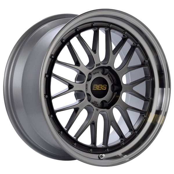BBS LM 18x8.5 / 5x100 / ET45 / 82mm Diamond Black Wheel (PFS Required) - LM264DBPK by BBS