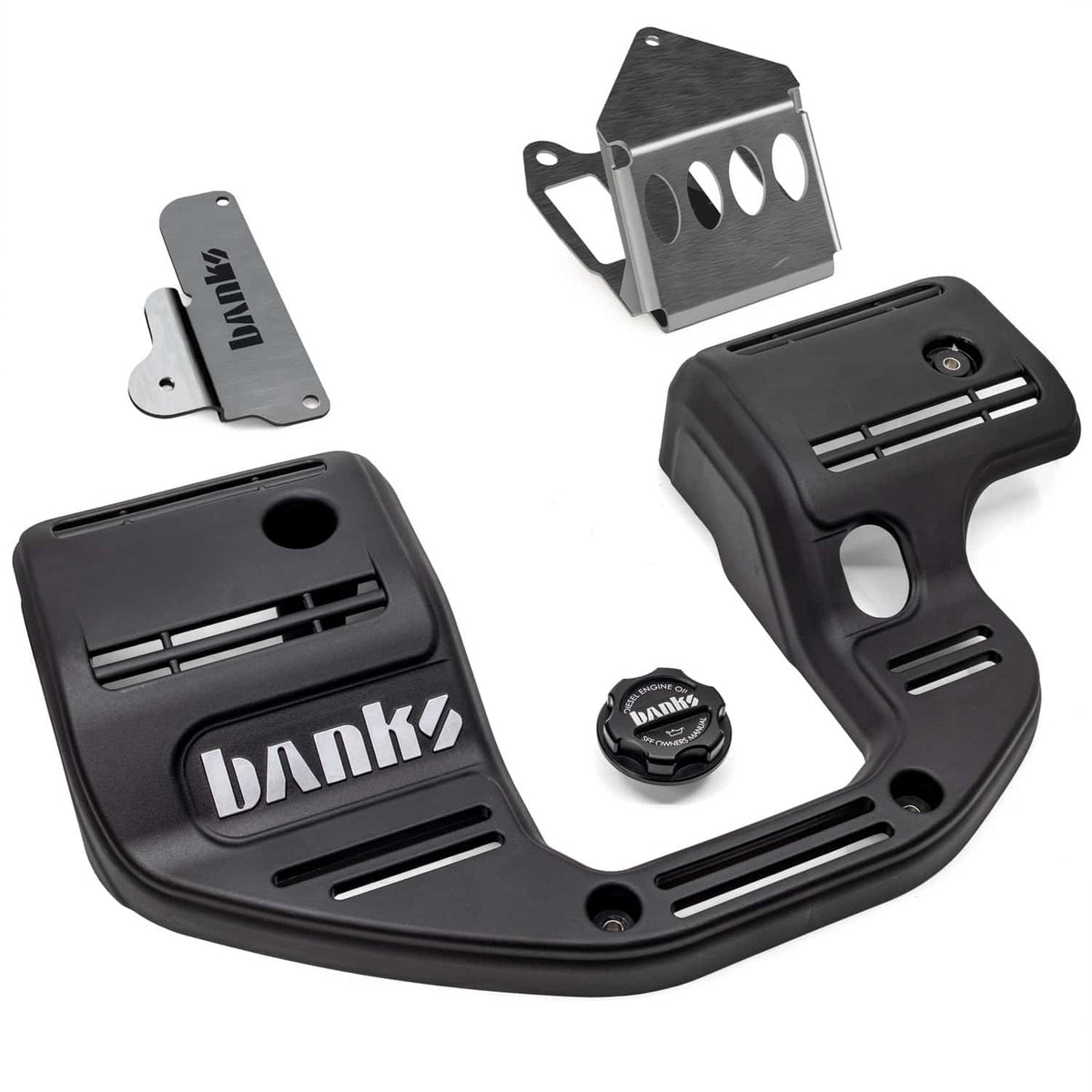 Banks Power 07.5-24 RAM 2500/3500 6.7L Cummins Engine Cover System w. Alternative Mounting System - 42813 - Image 1