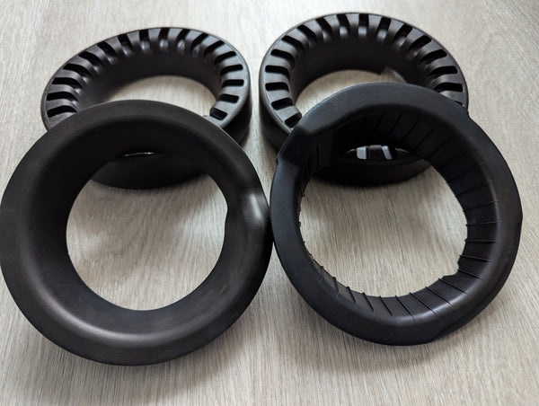 Raptor Racing - MK2 Supra Rear Spring Isolator Set for 1982-1986 Toyota Supra - front view