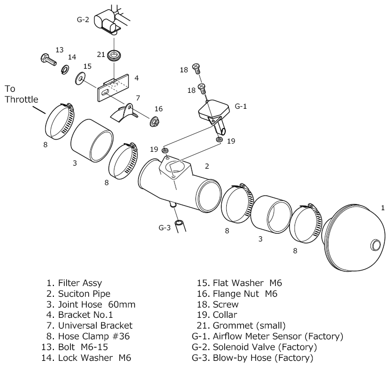 HKS Racing Suction Classification - 70020-AZ109