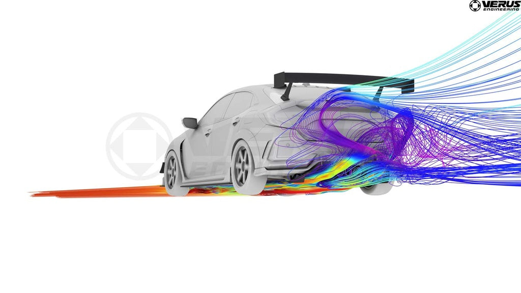 Verus - Rear Diffuser - Fk8 Honda Civic Type R - A0192A