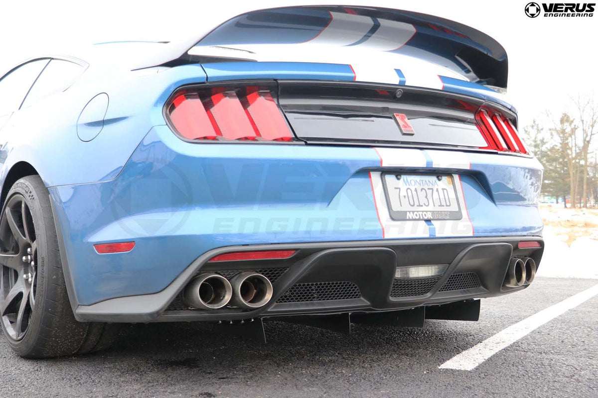 Verus - Rear Diffuser Strake Kit - S550 Ford Mustang Shelby GT350 - A0274A