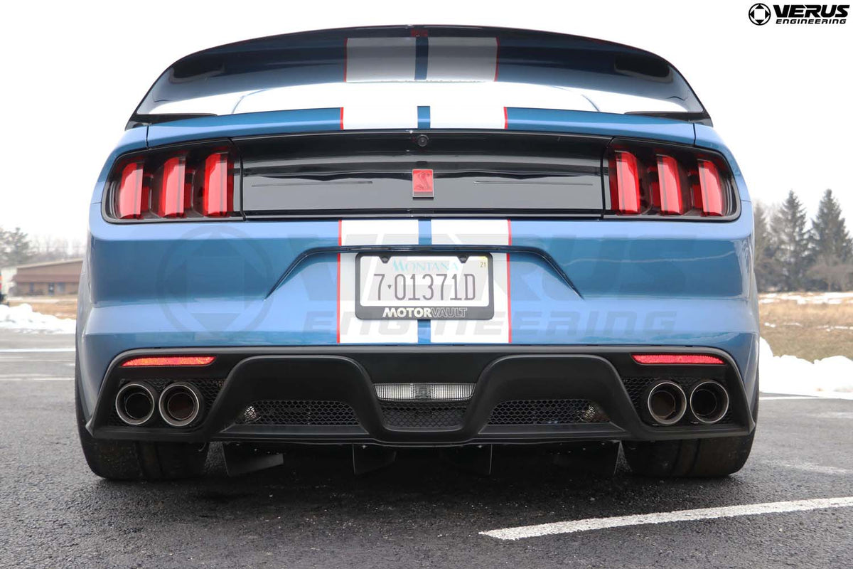 Verus - Rear Diffuser Strake Kit - S550 Ford Mustang Shelby GT350 - A0274A