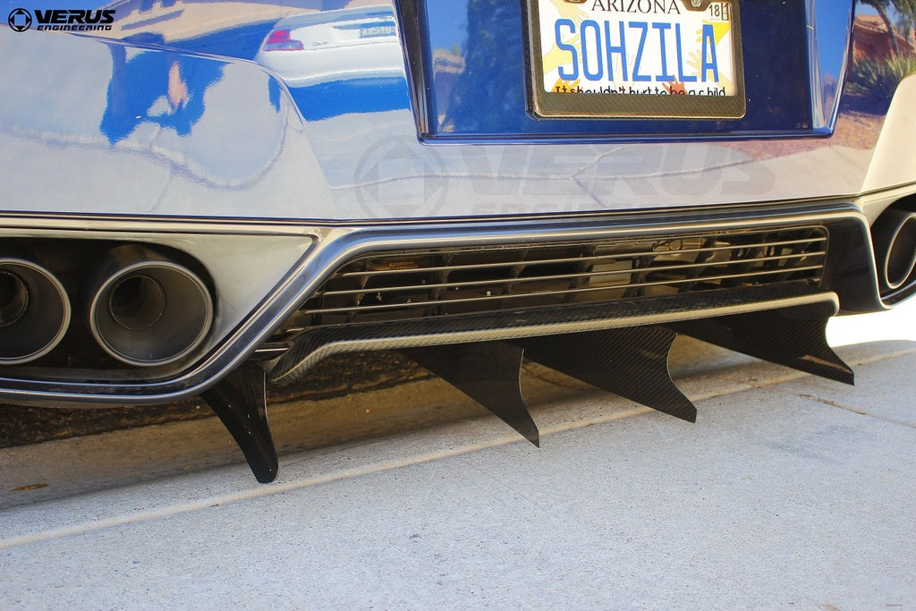 Verus - Rear Diffuser Strakes - R35 Nissan GT-R - A0090A