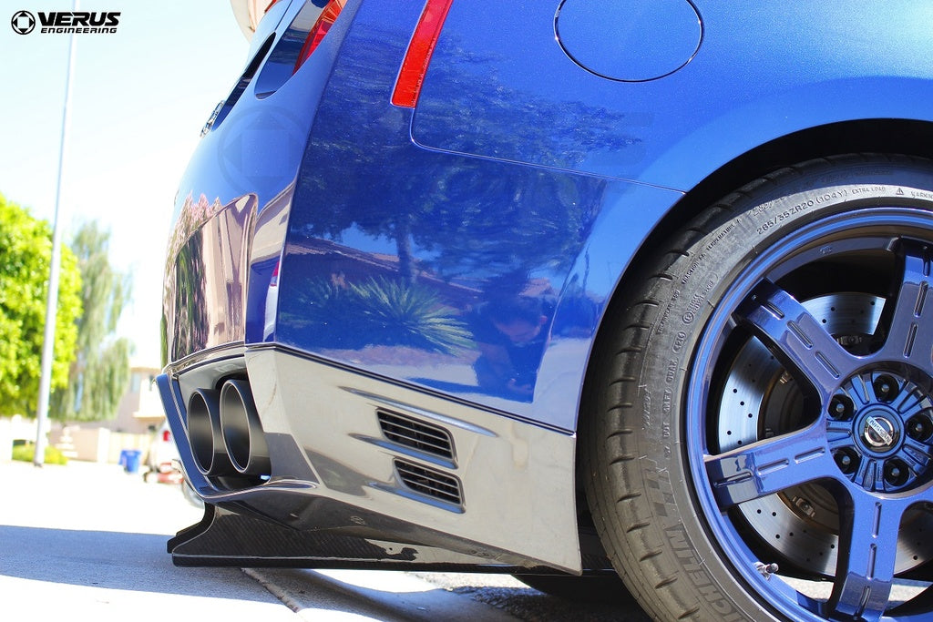 Verus - Rear Diffuser Strakes - R35 Nissan GT-R - A0090A