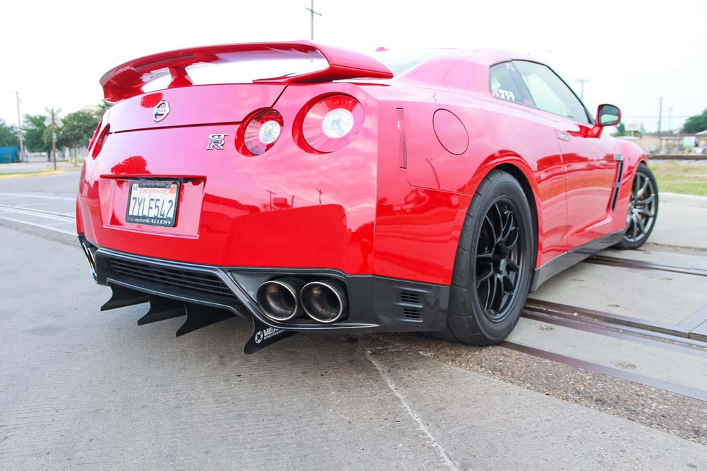 Verus - Rear Diffuser Strakes - R35 Nissan GT-R - A0090A