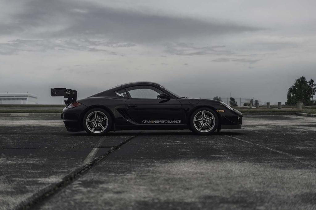 Verus - V1X Rear Wing Kit, Includes Carbon Spoiler - 987 Porsche Cayman - A0138A