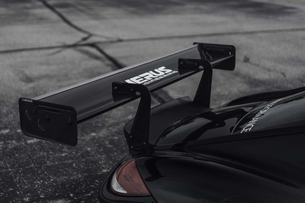 Verus - V1X Rear Wing Kit, Includes Carbon Spoiler - 987 Porsche Cayman - A0138A