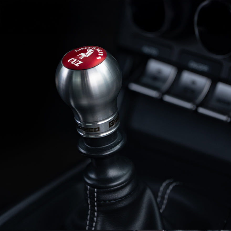 GrimmSpeed Swap-Top Shift Knob Cap - Checkered Blue - GRM1.1006.8BLU