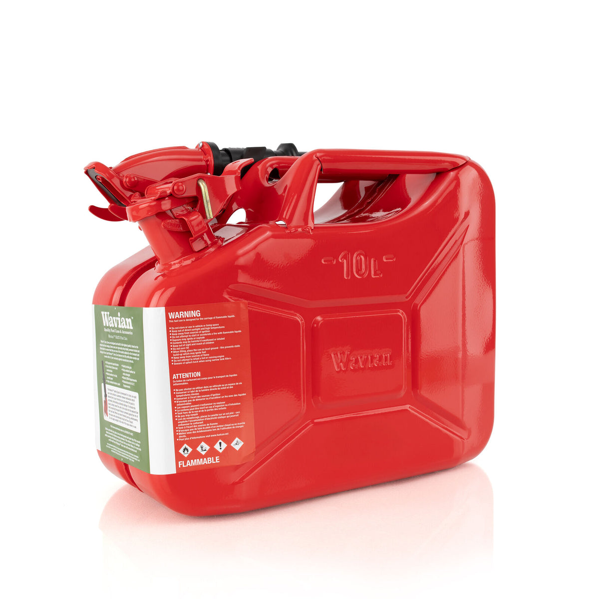 Wavian Gas Can Red 10 Liter - 3013