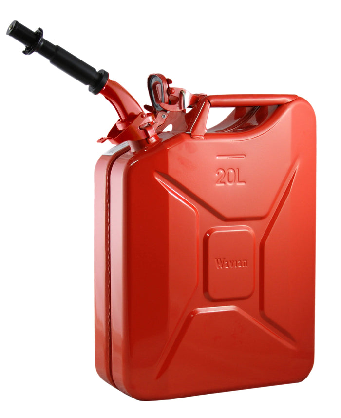 Wavian Fuel Cans - Red 20 Litre Wavian Fuel Can - Original NATO Jerry Can