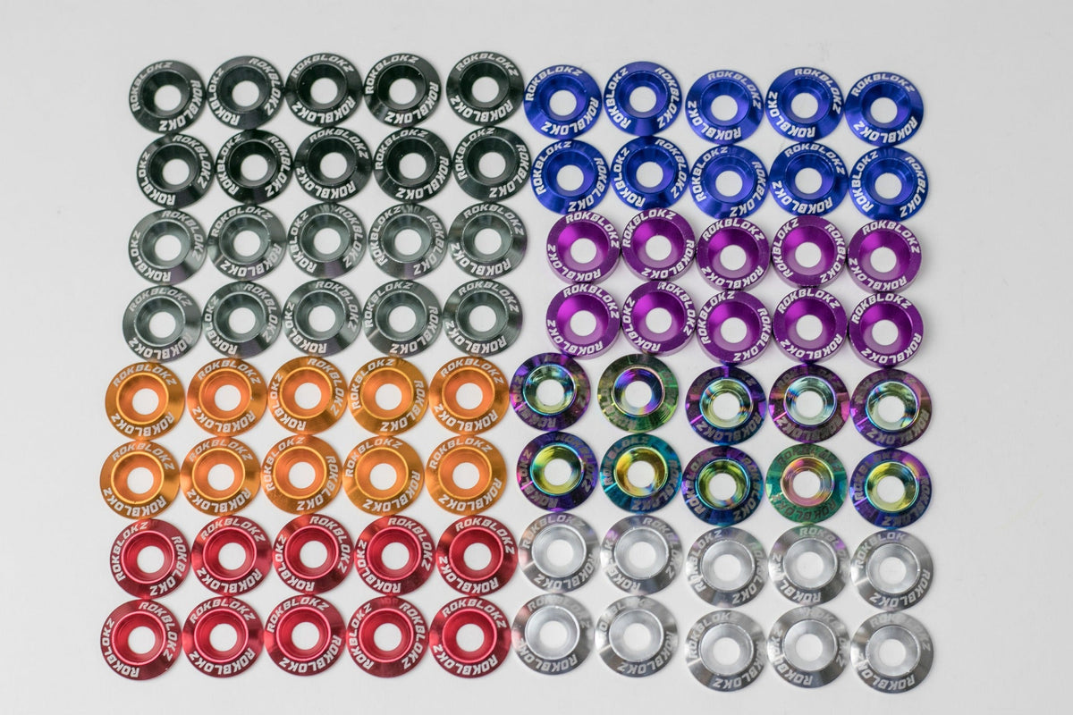 RokBlokz Anodized Aluminum Washer Kits for RZR XP 1000
