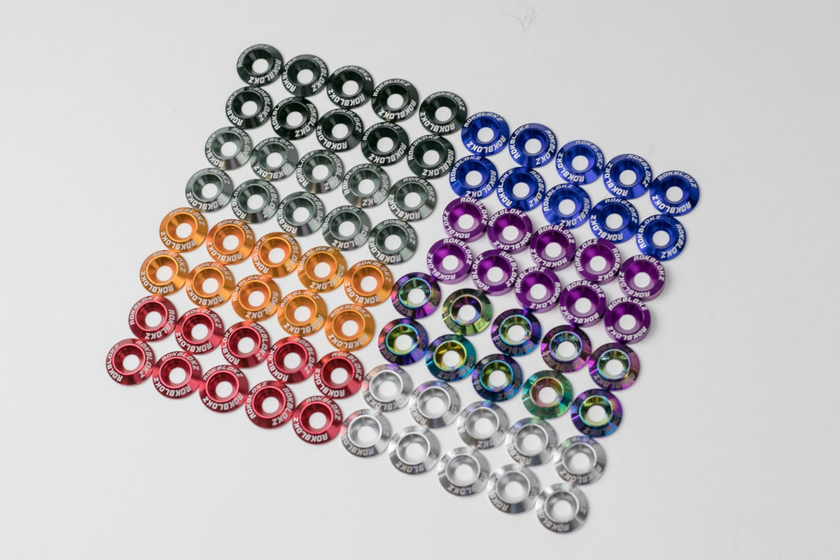 RokBlokz Anodized Aluminum Washer Kits for RZR XP 1000