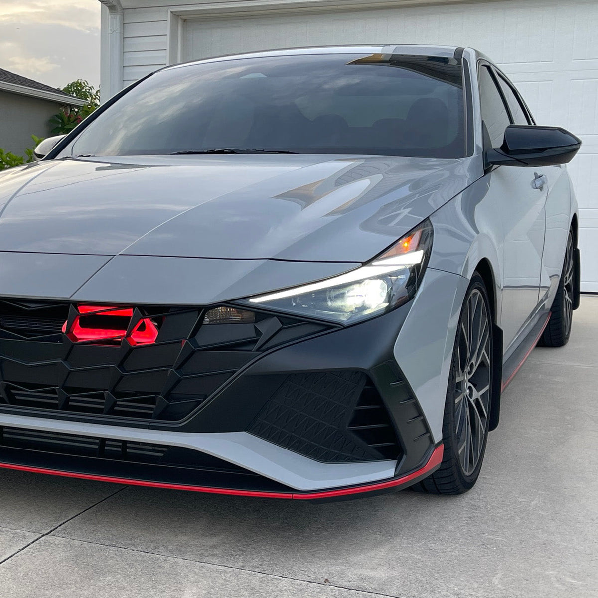 Velossa Tech - 2022+ Hyundai Elantra N BIG MOUTH &quot;LIT KIT&quot; Ram Air Intake Snorkel
