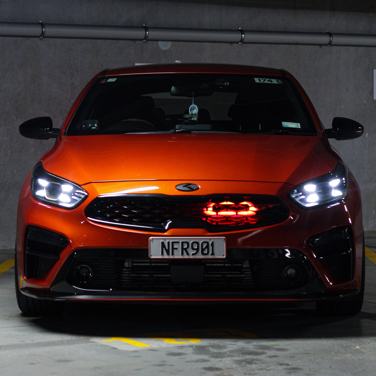 Velossa Tech - 2019-2023+ Kia Forte GT/EX/LXS BIG MOUTH &quot;LIT KIT&quot; Ram Air Intake Snorkel