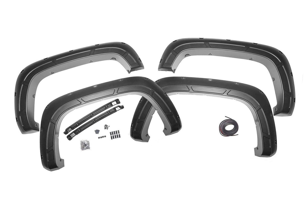 Rough Country - Fender Flares - Sport - Chevy Silverado 2500 HD/3500 HD (20-25)